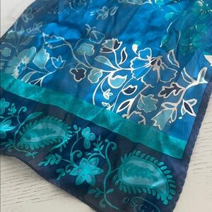 Oscar de la renta silk scarf